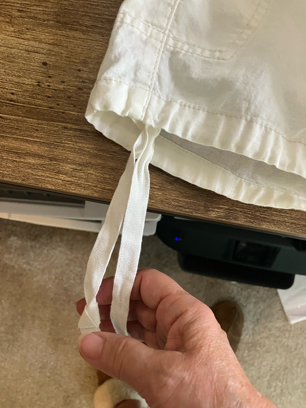 UNIONBAY White Drawstring Cargo Bermuda Shorts - Picture 8 of 13